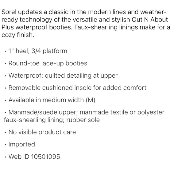 NWT Sorel Women’s Out N About Buffalo Plaid Booties - Picture 10 of 10